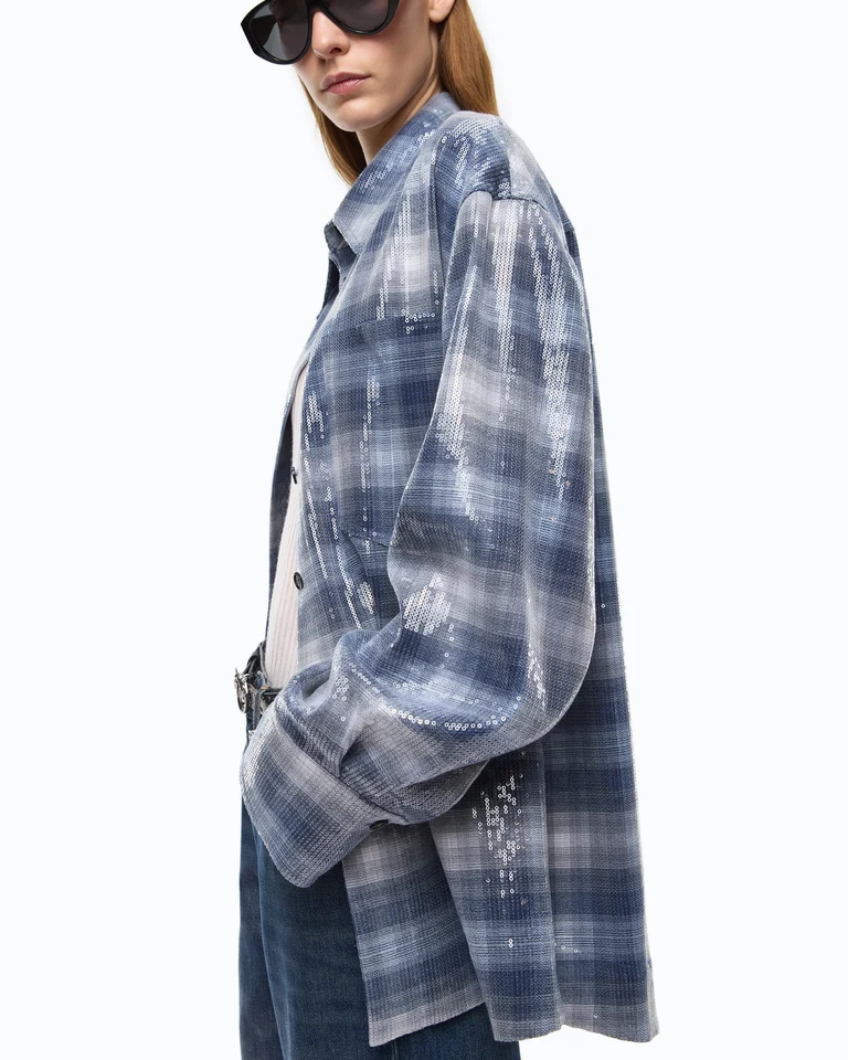 ORCHIDEA overshirt PINKO - immagine 3