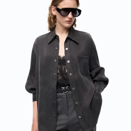 CARESER camicia twill PINKO