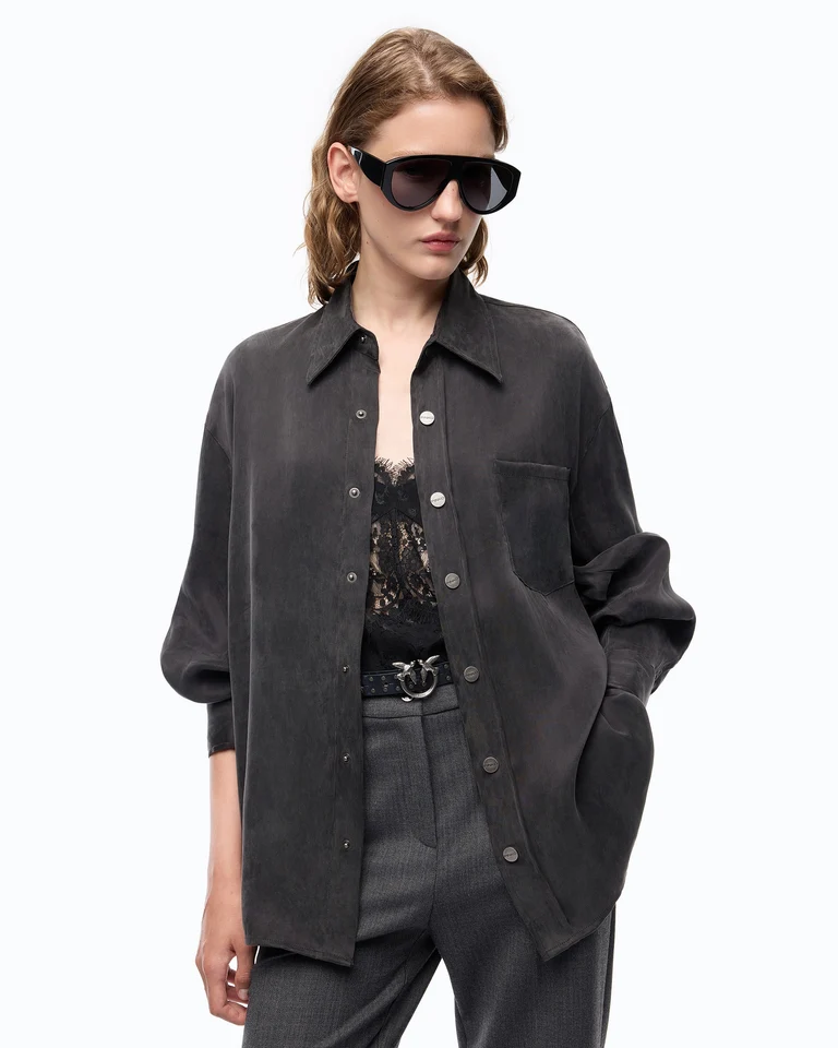 CARESER camicia twill PINKO